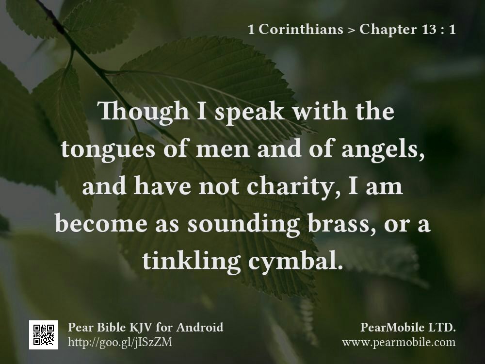 1 Corinthians, Chapter 13:1